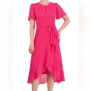 Jessica Howard Pink High Low Dress